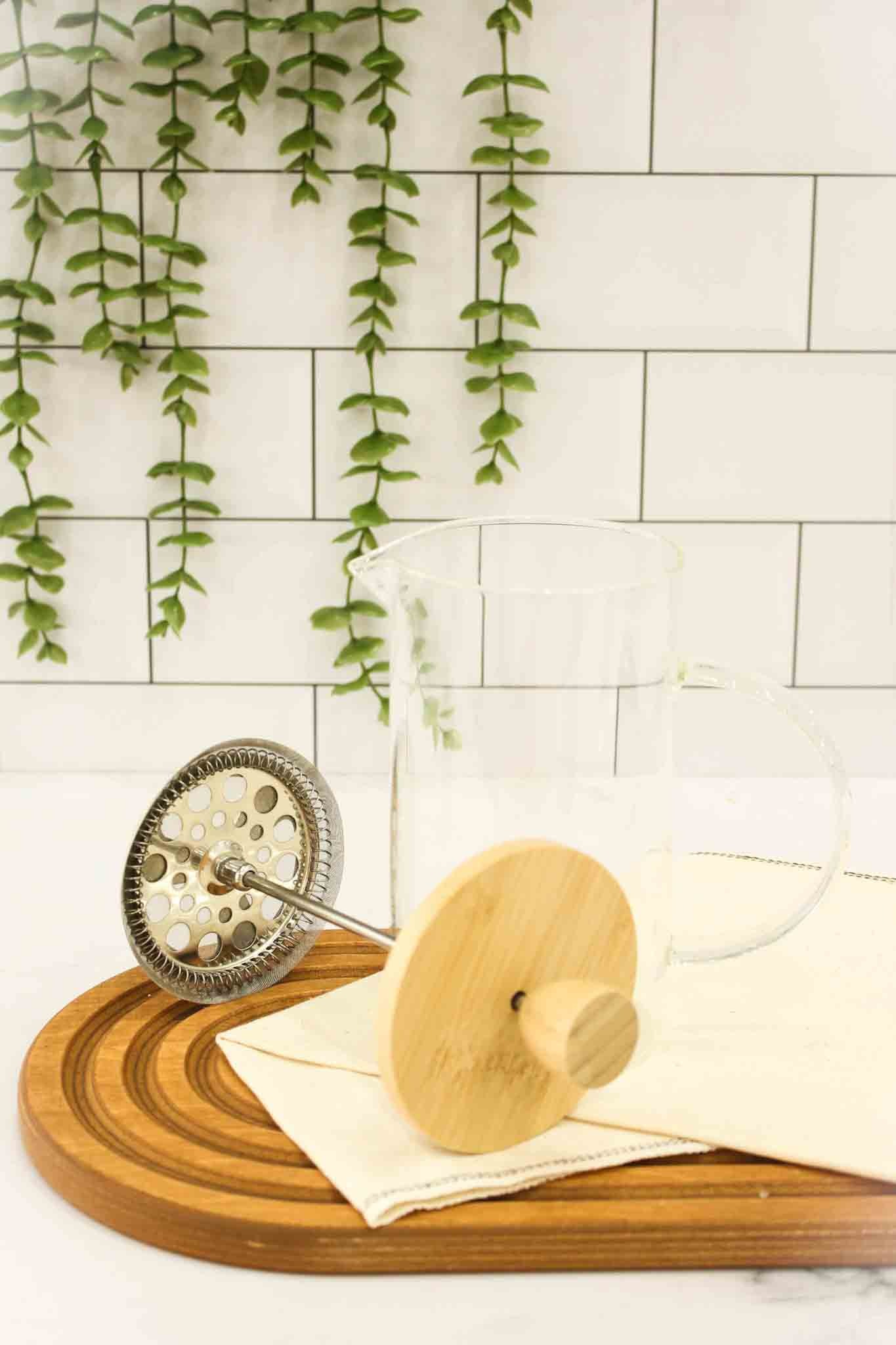 فرنچ پرس گرد درب بامبو