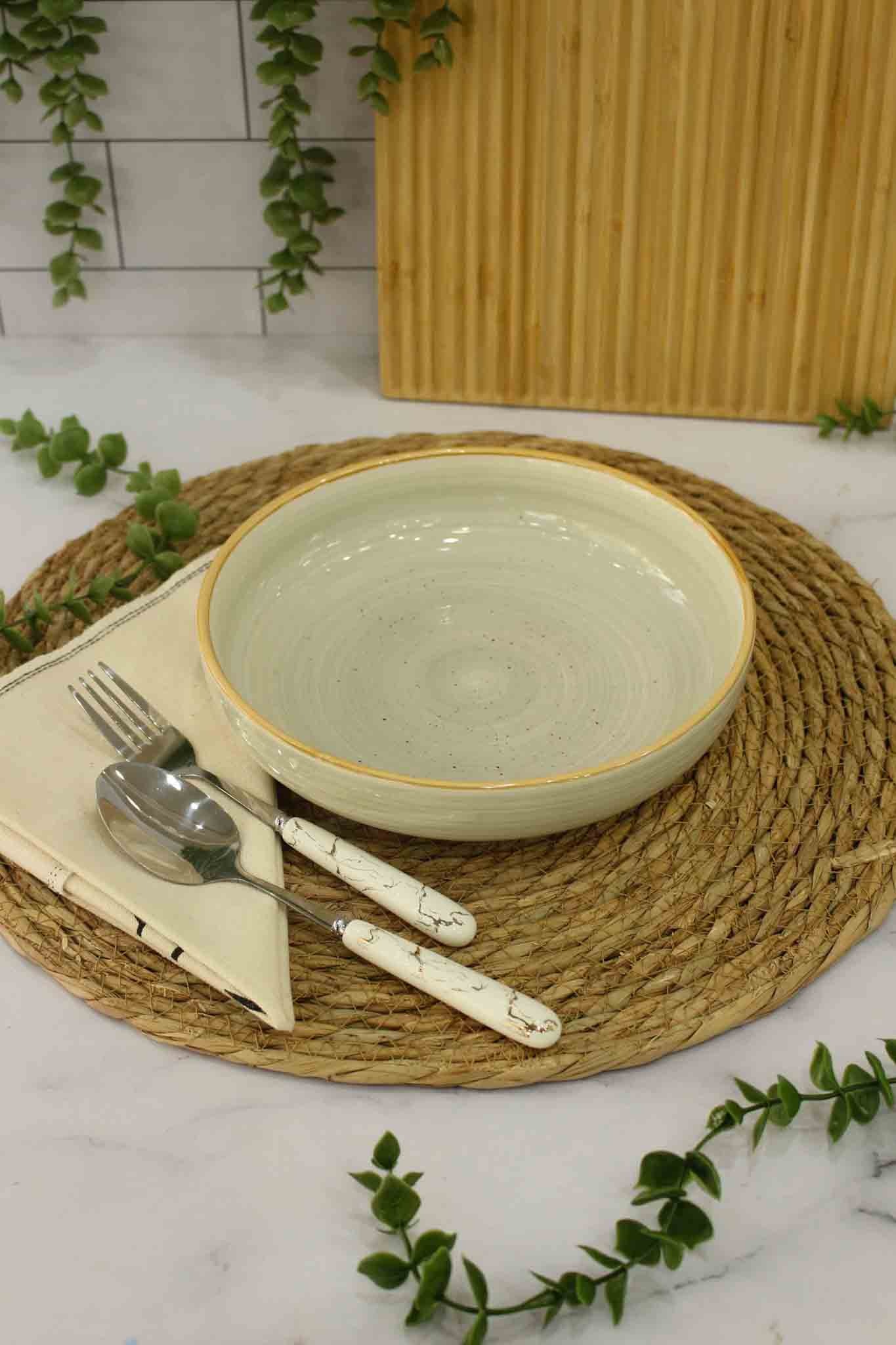 سرویس 24 پارچه کرم گرانیتی