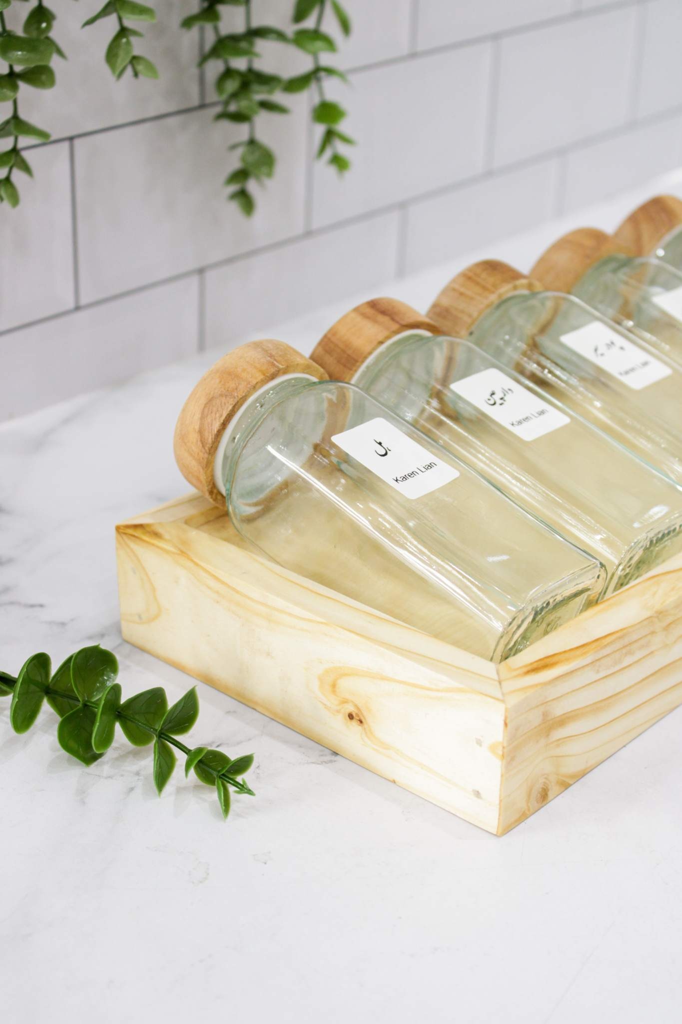 پایه مکارتی چوبی 6 عددی