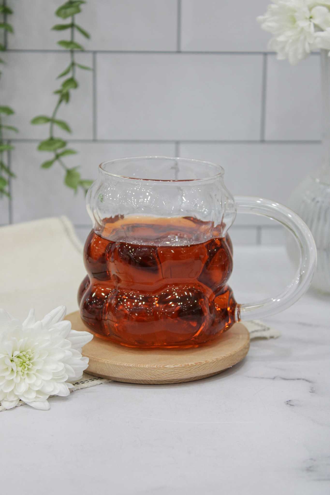 لیوان پیرکس توپی