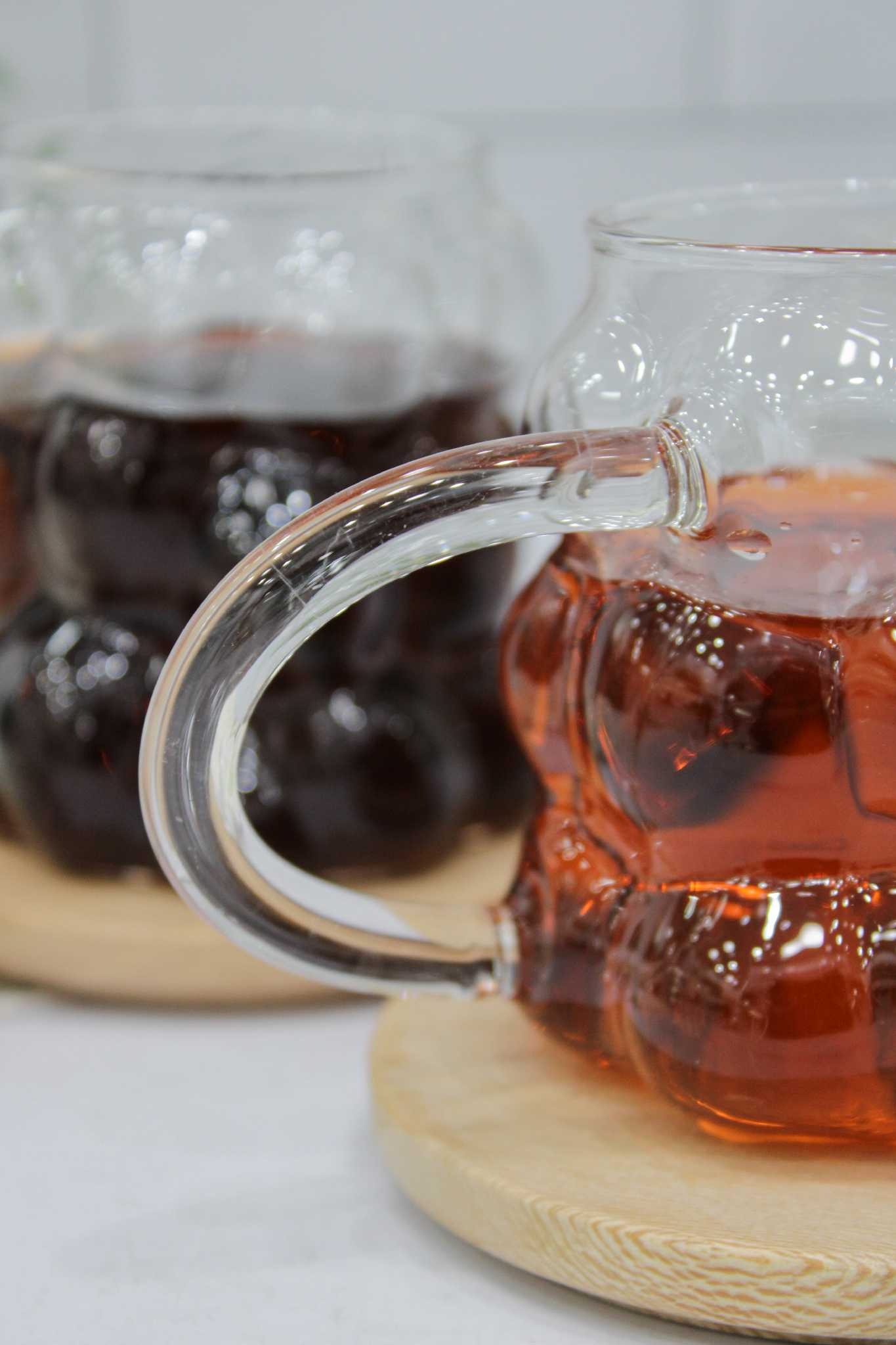 لیوان پیرکس توپی