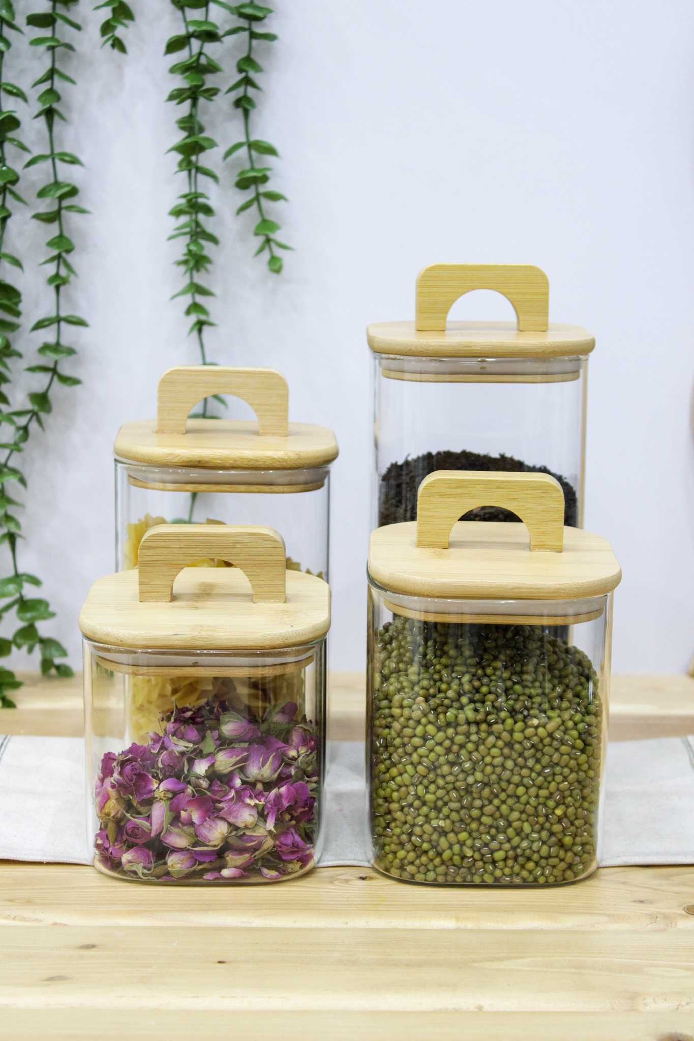 بانکه مربع پیرکس درب حلقه ای قطر 10