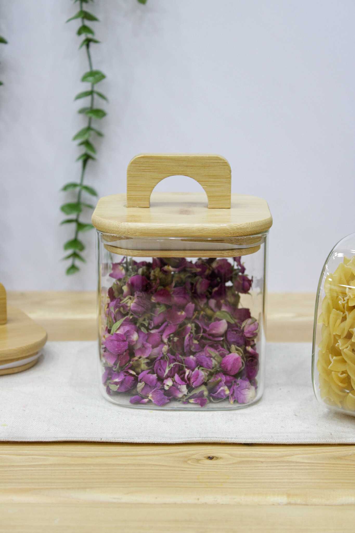 بانکه مربع پیرکس درب حلقه ای قطر 10