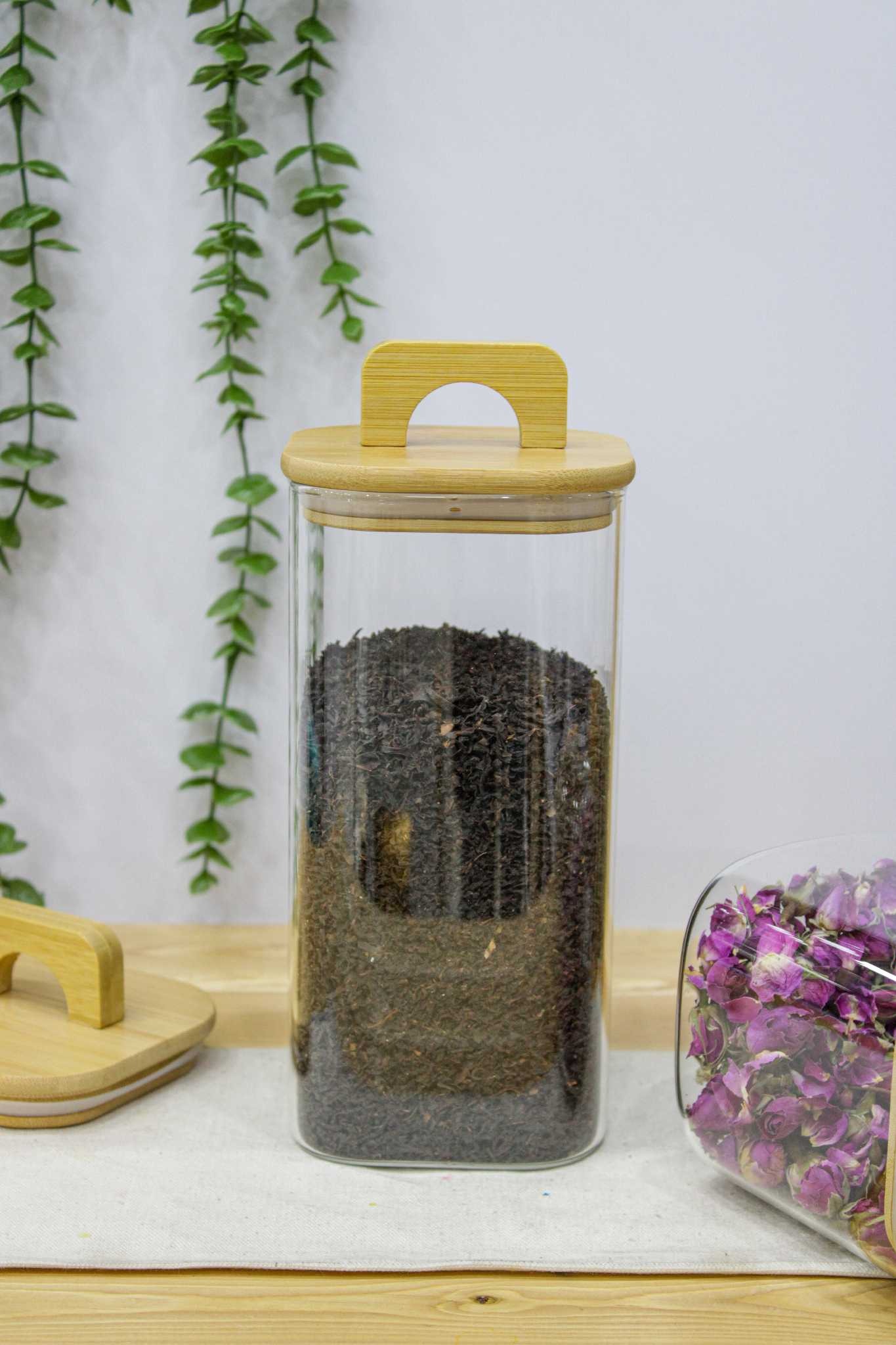 بانکه مربع پیرکس درب حلقه ای قطر 10