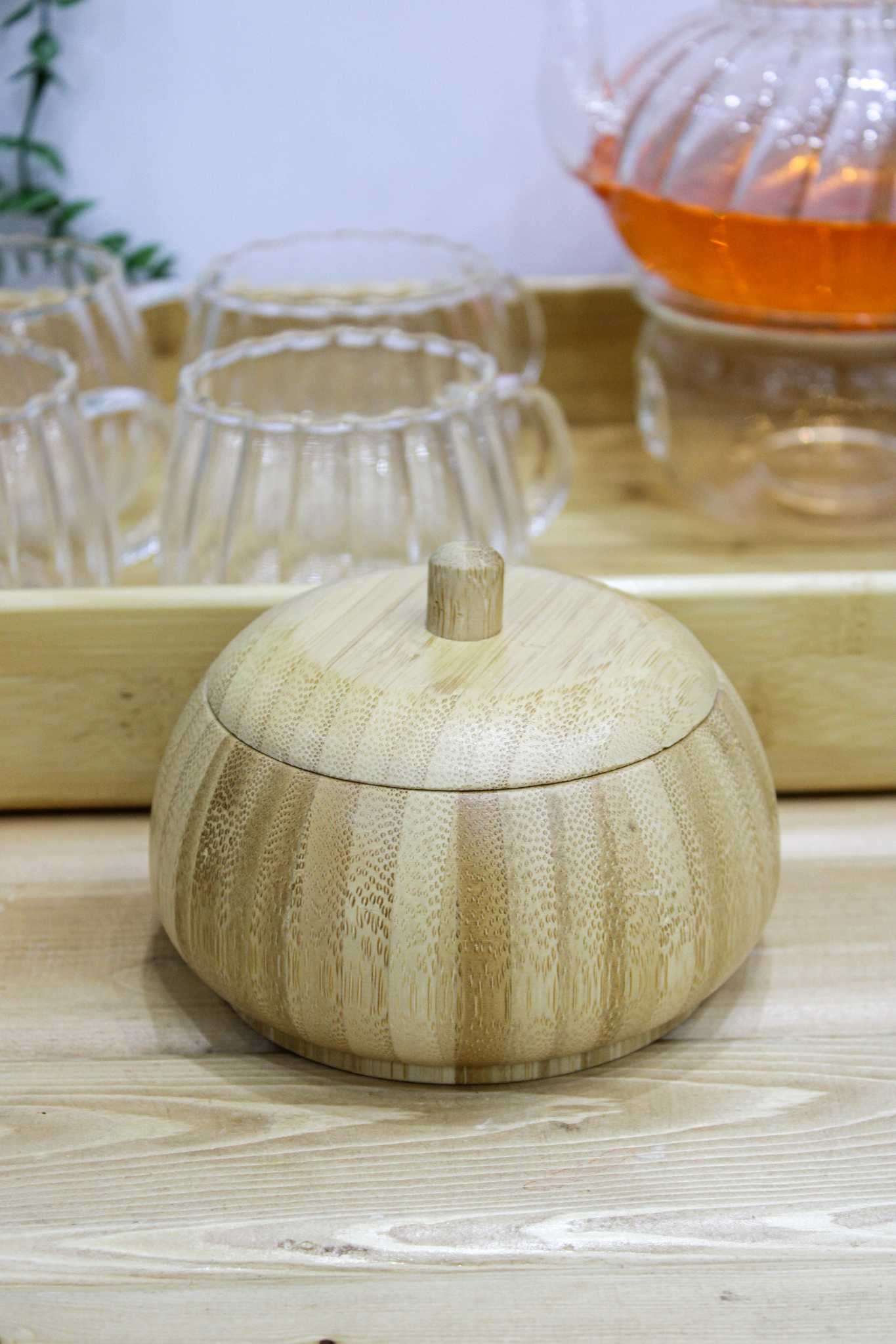 ست چای خوری پیرکس شیاردار