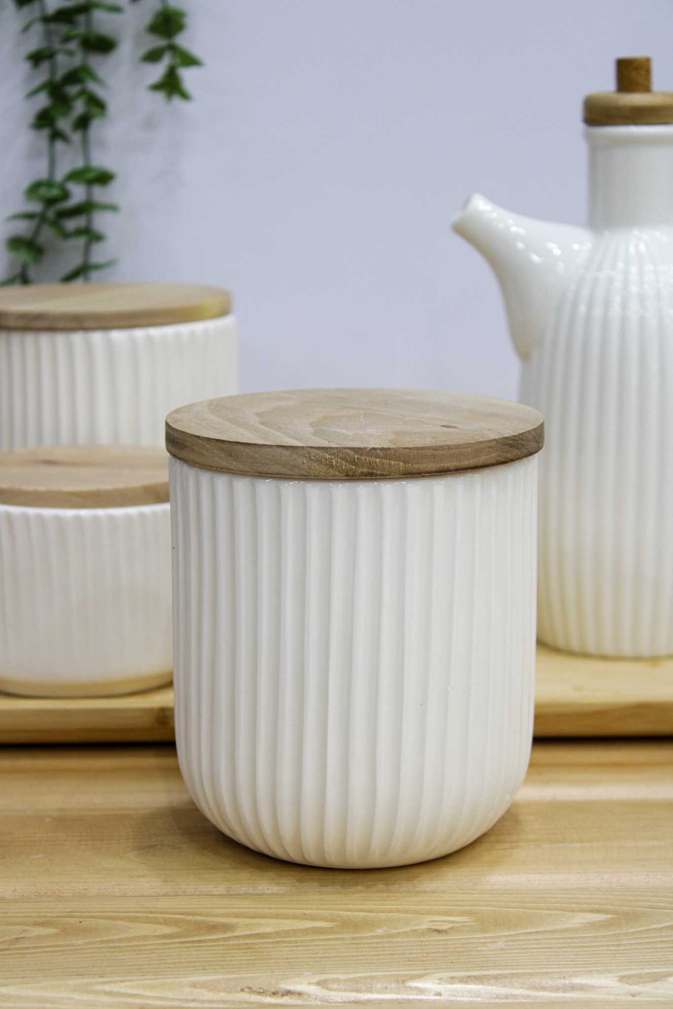 ست سینی با بانکه های شیاردار و روغن ریز شیاردار