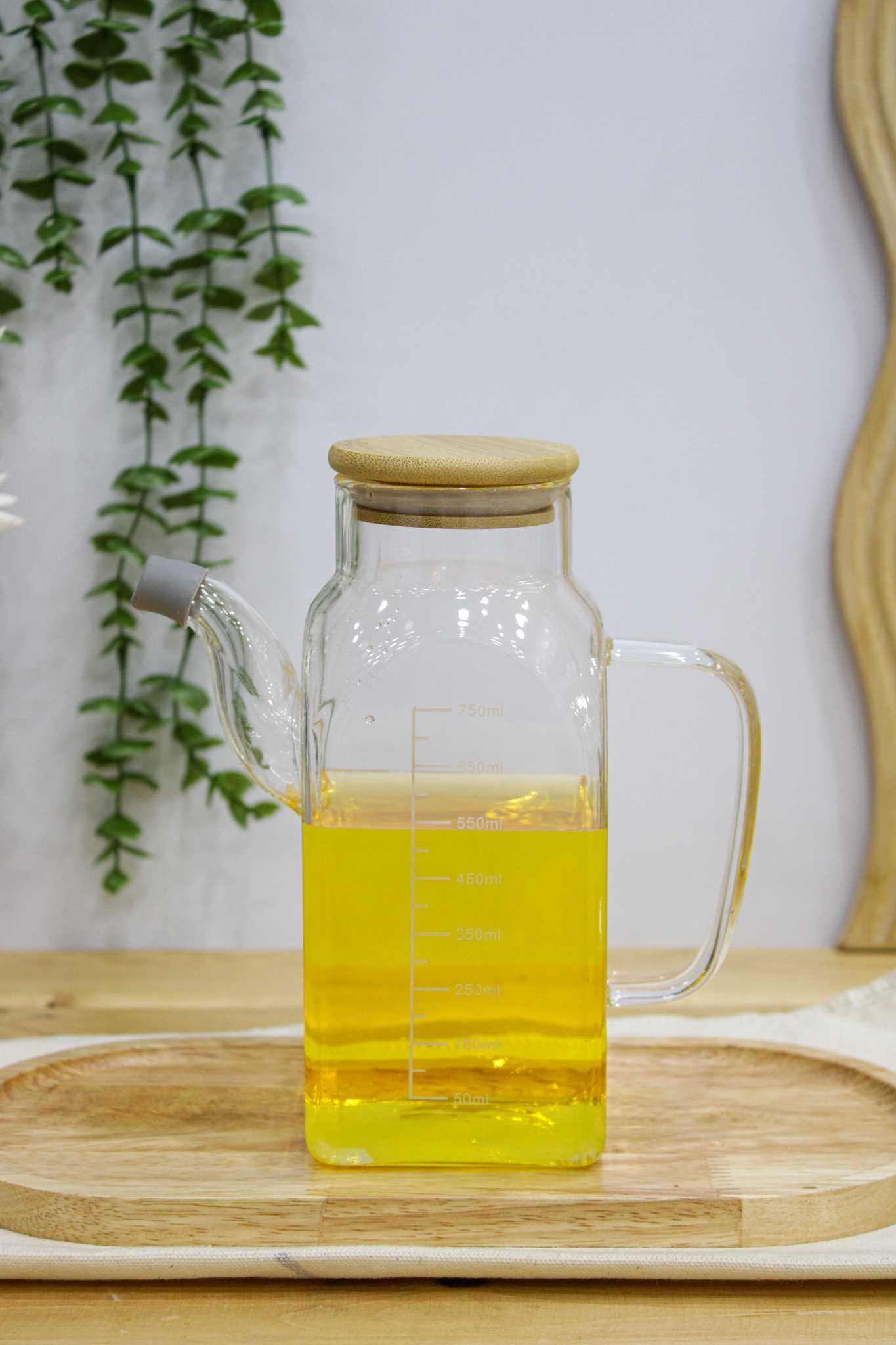 2 عدد روغن ریز مربع با زیره چوبی