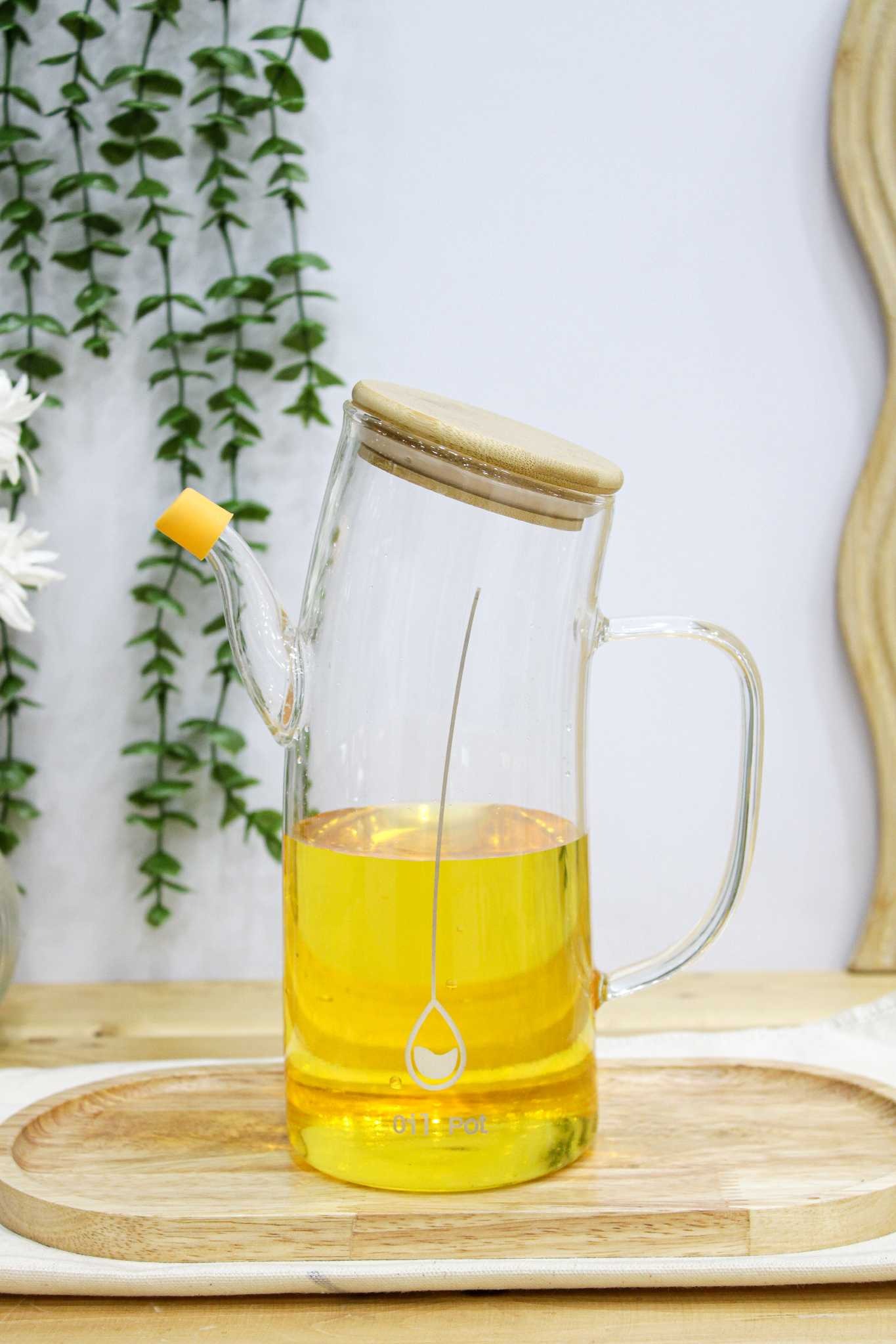 2 عدد روغن ریز کج با زیره چوبی