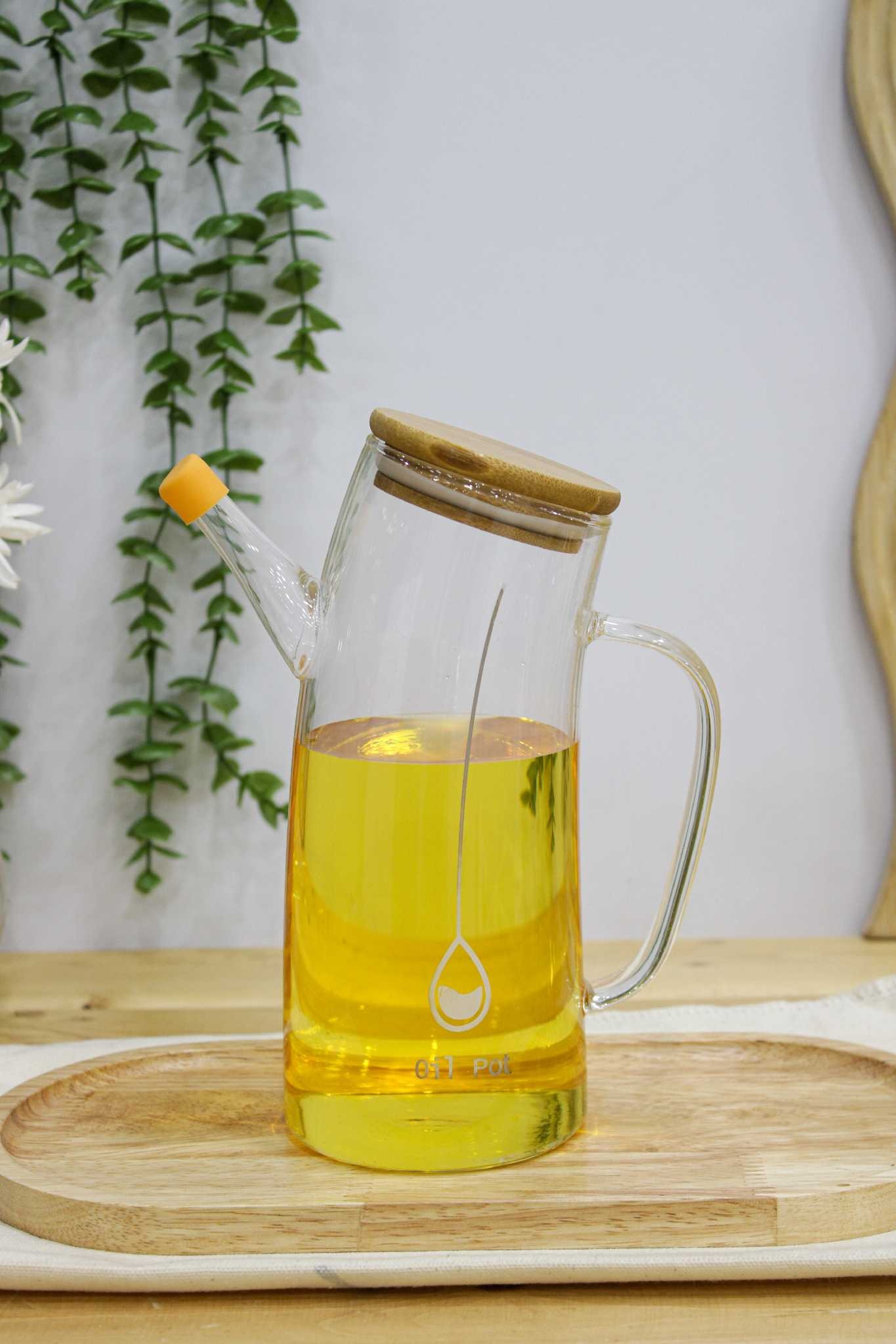 2 عدد روغن ریز کج با زیره چوبی