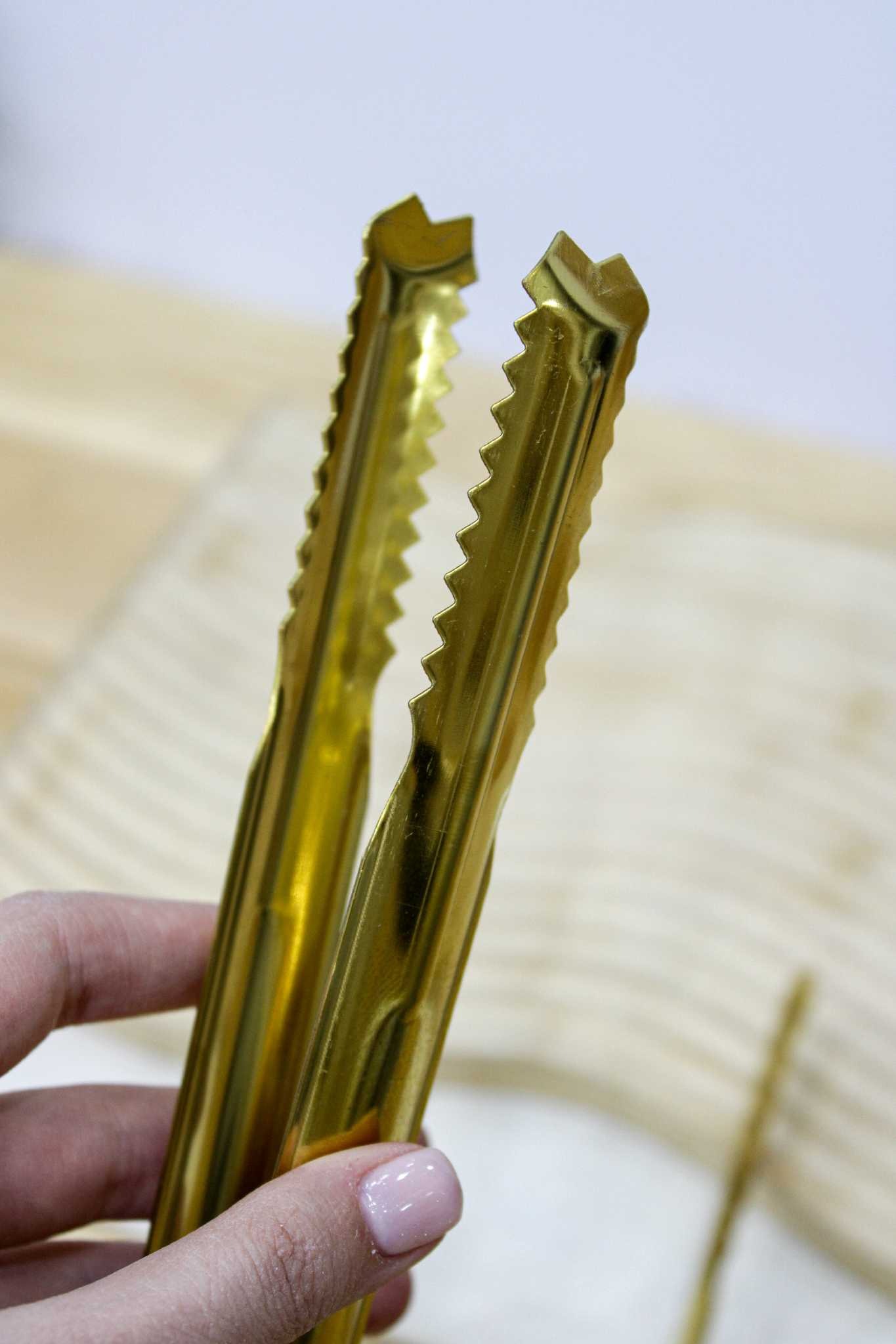 انبر یخ طلایی