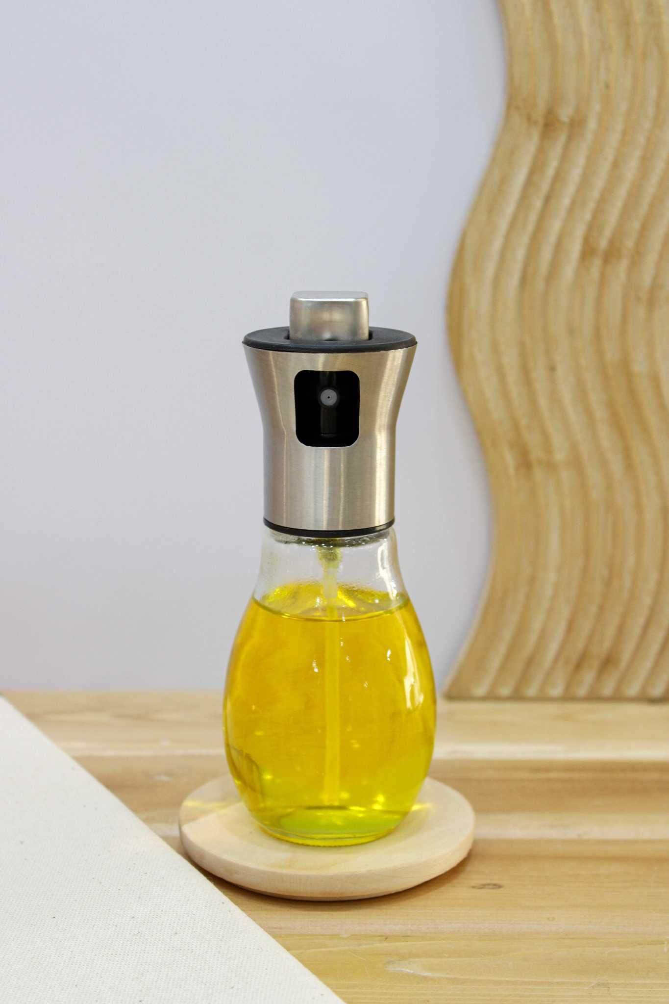 اسپری روغن خمره ای درب استیل