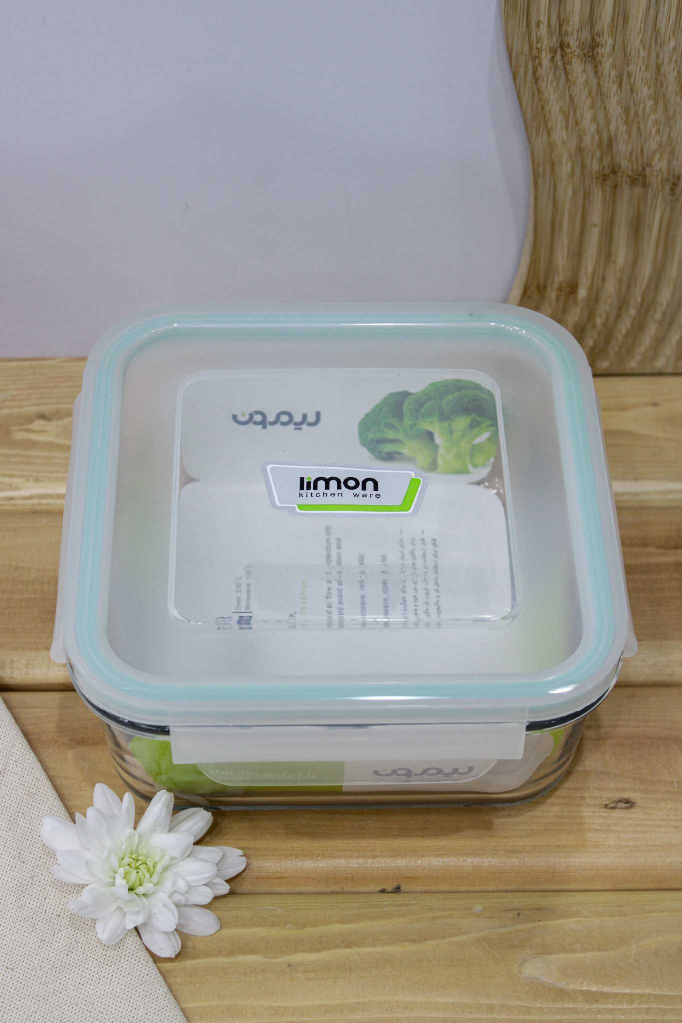 لیمون مربع 950 میل شیشه ای