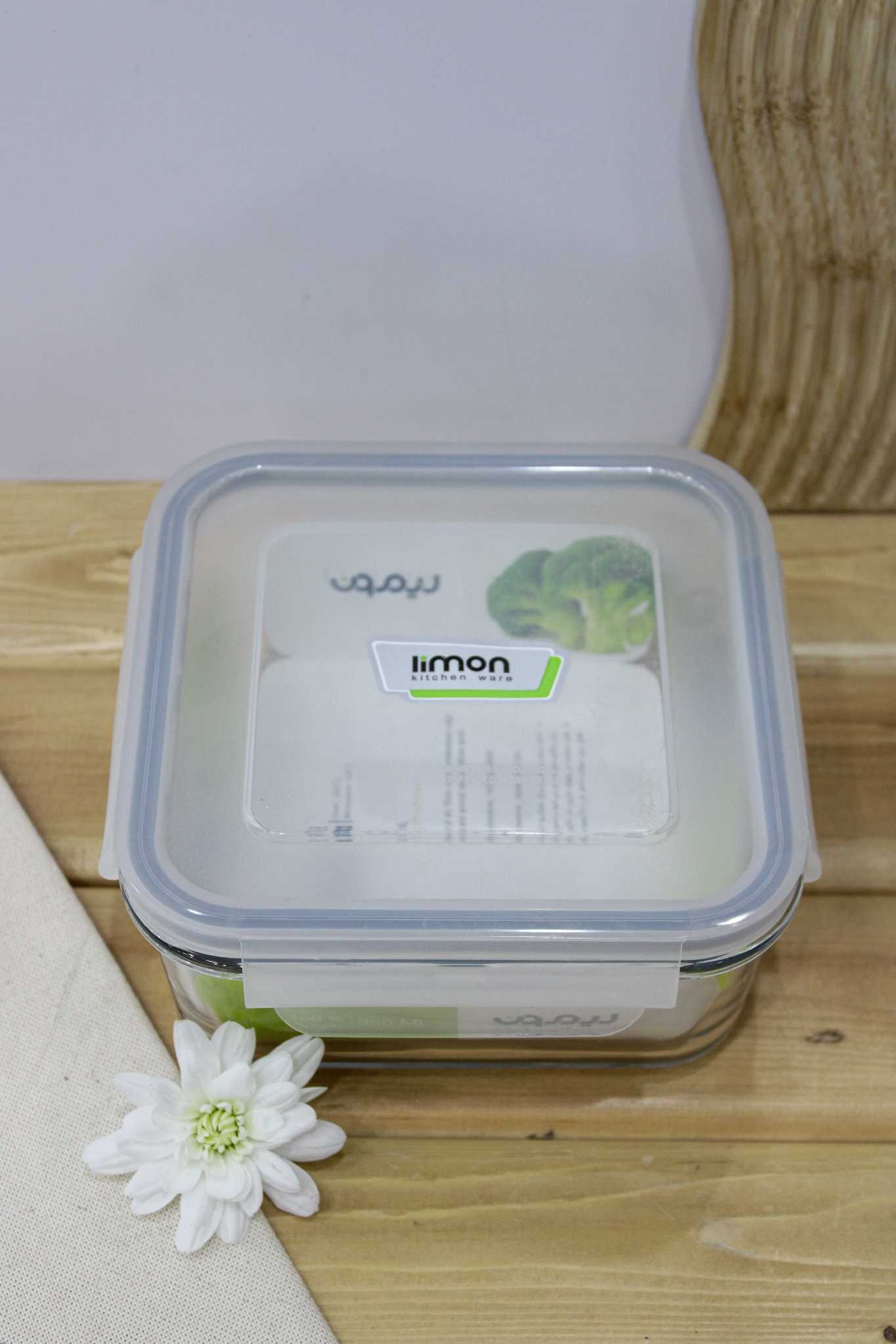 لیمون مربع 950 میل شیشه ای