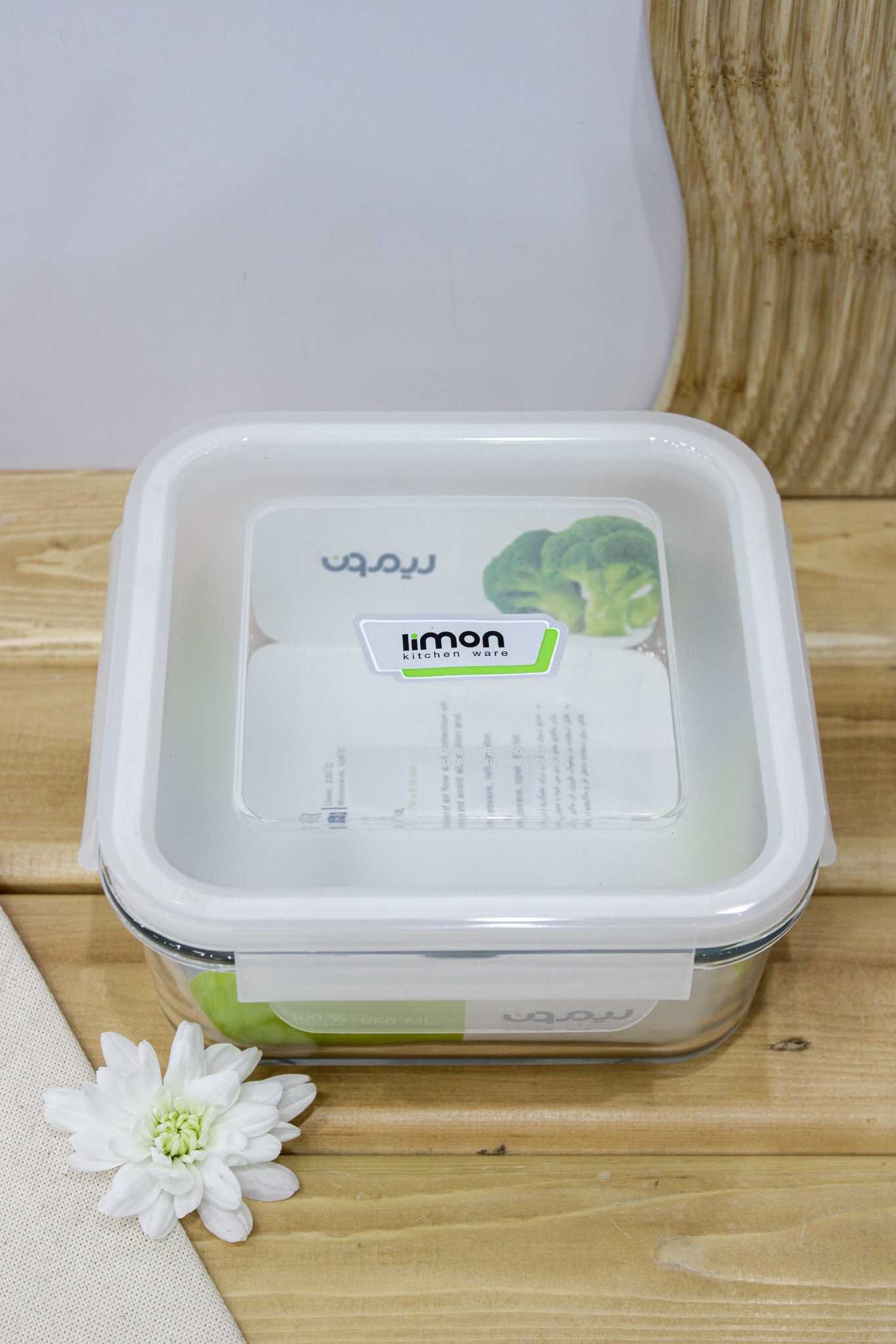 لیمون مربع 950 میل شیشه ای