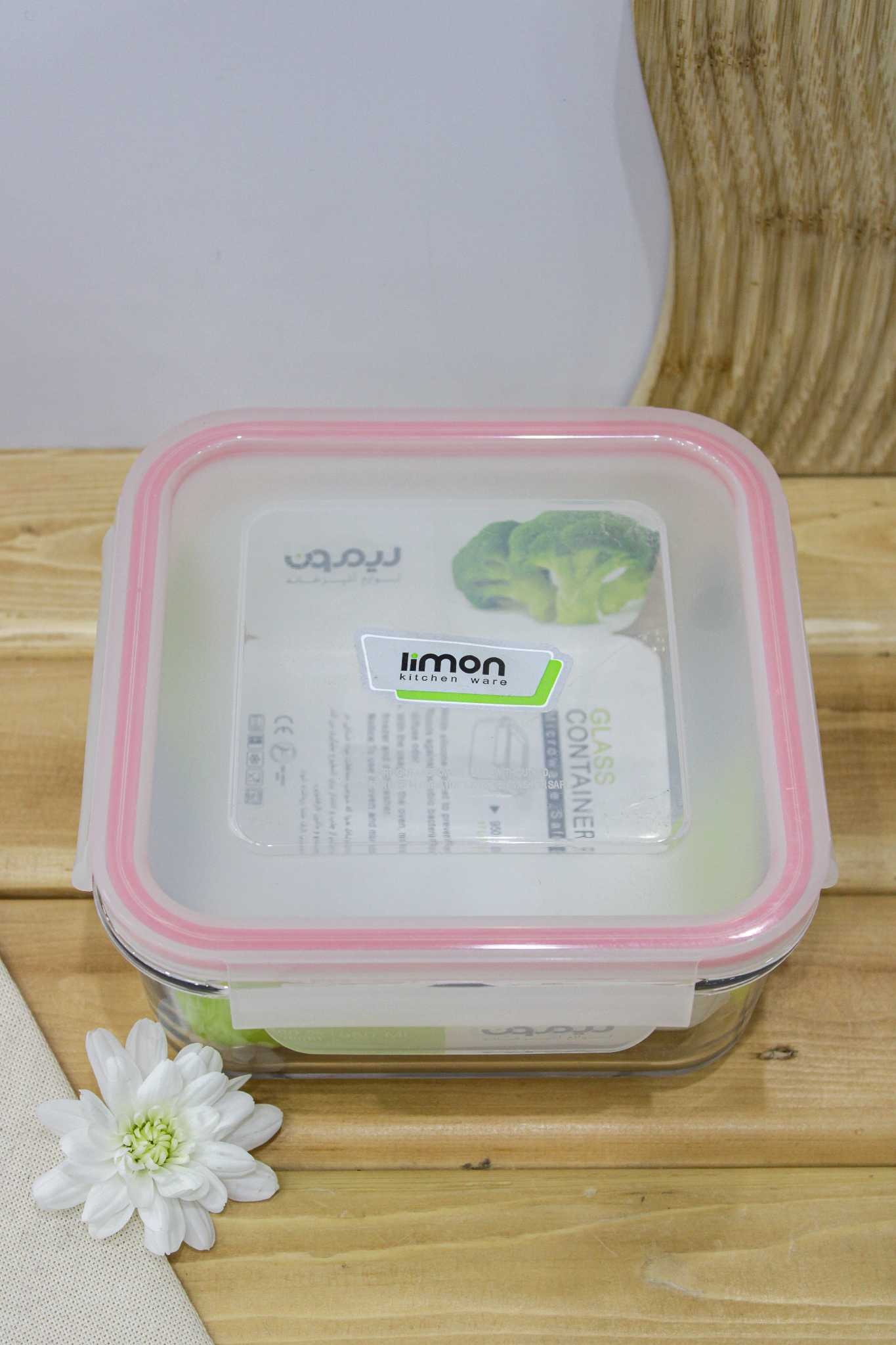 لیمون مربع 950 میل شیشه ای