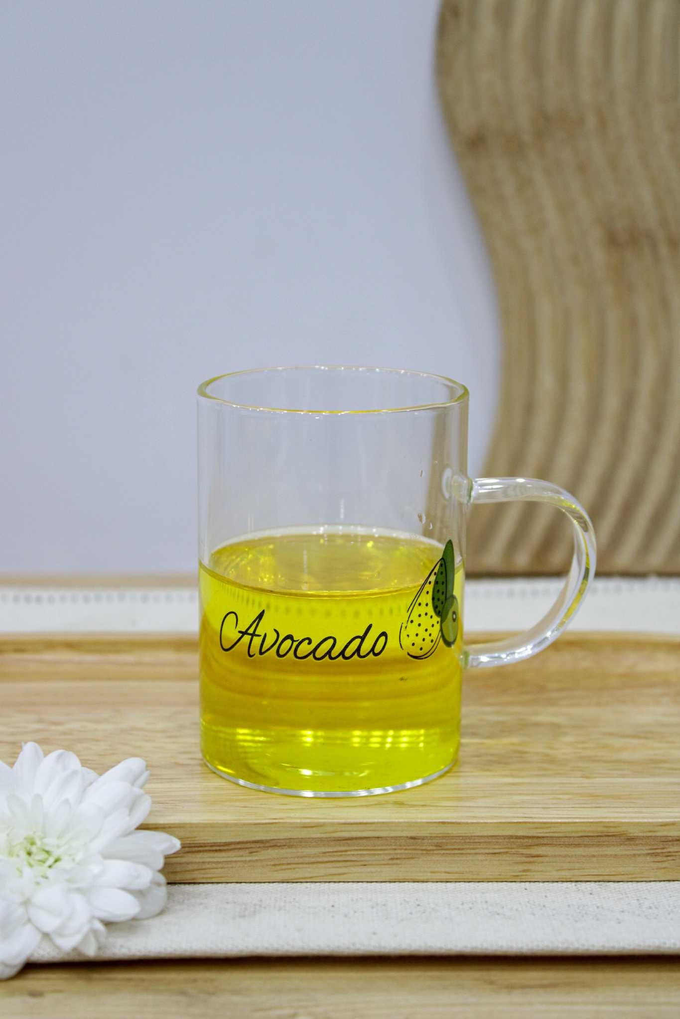 لیوان پیرکس طرح میوه ترک