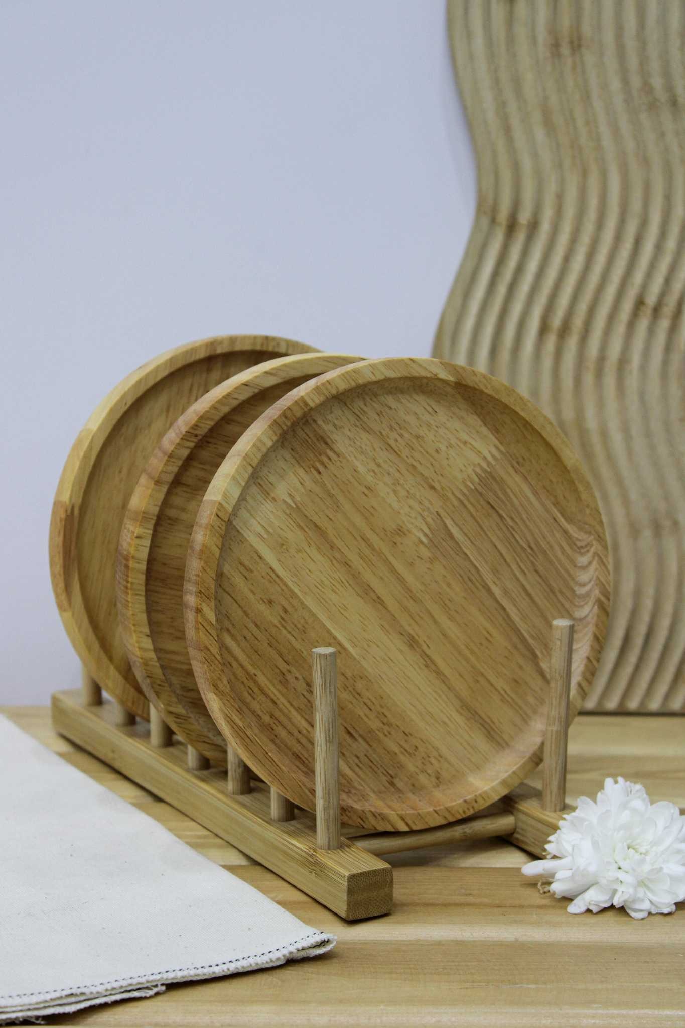 پیش دستی گرد رابروود