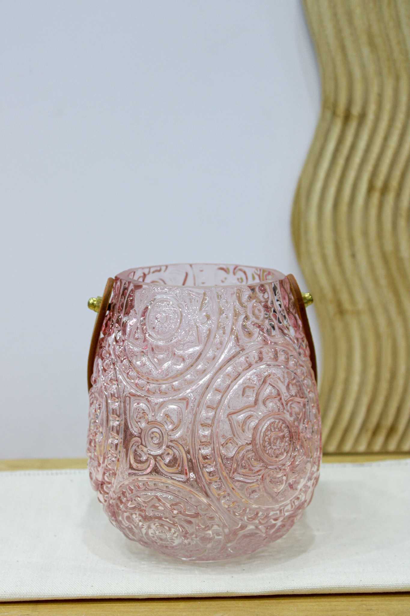گلدان دسته چرمی