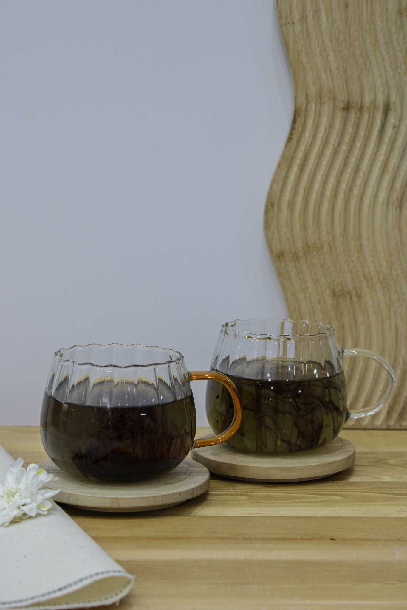 لیوان پیرکس شیاردار