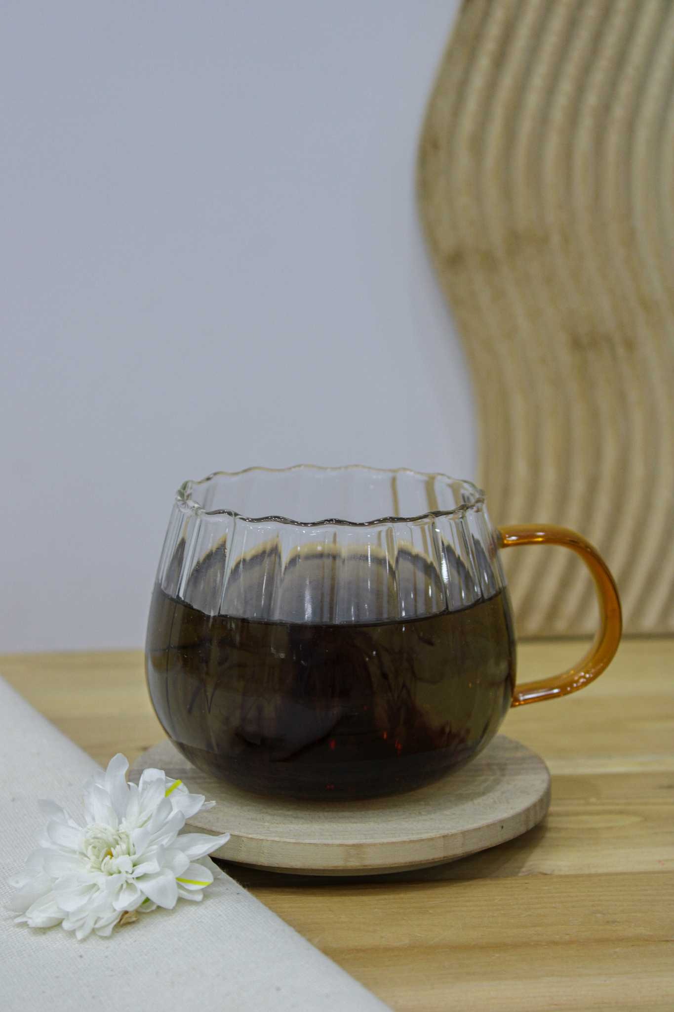 لیوان پیرکس شیاردار