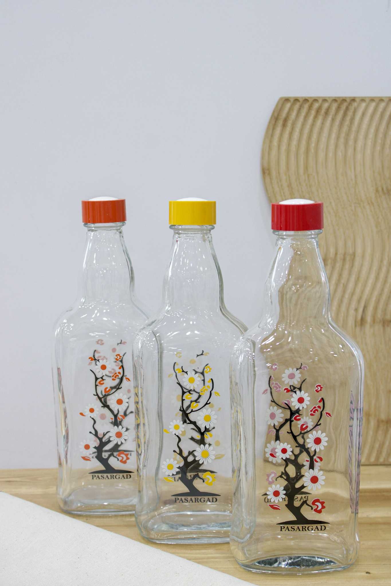 بطری شیشه ای شکوفه