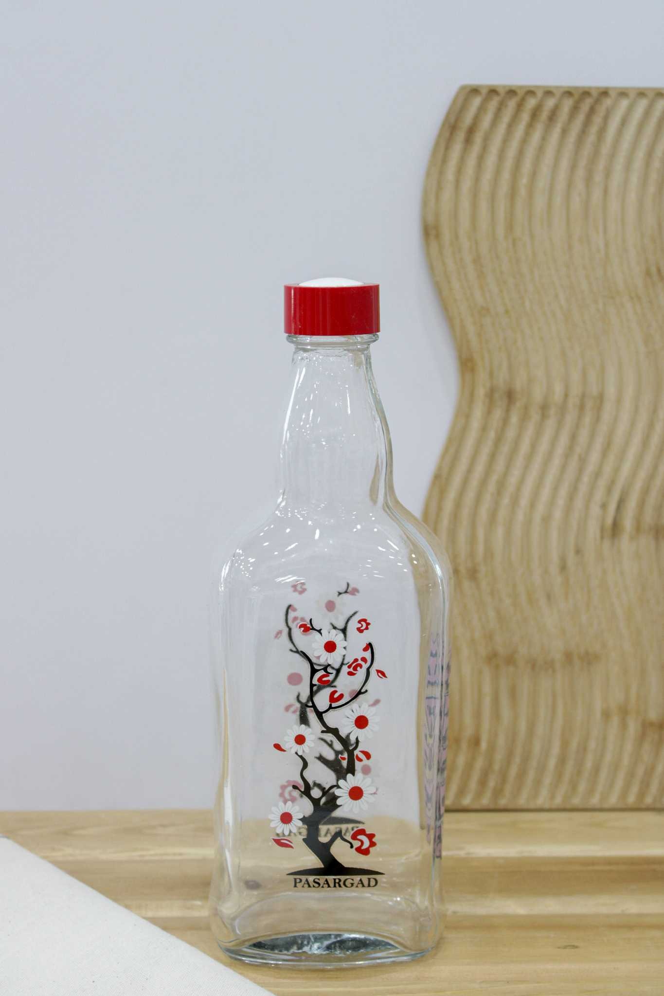 بطری شیشه ای شکوفه
