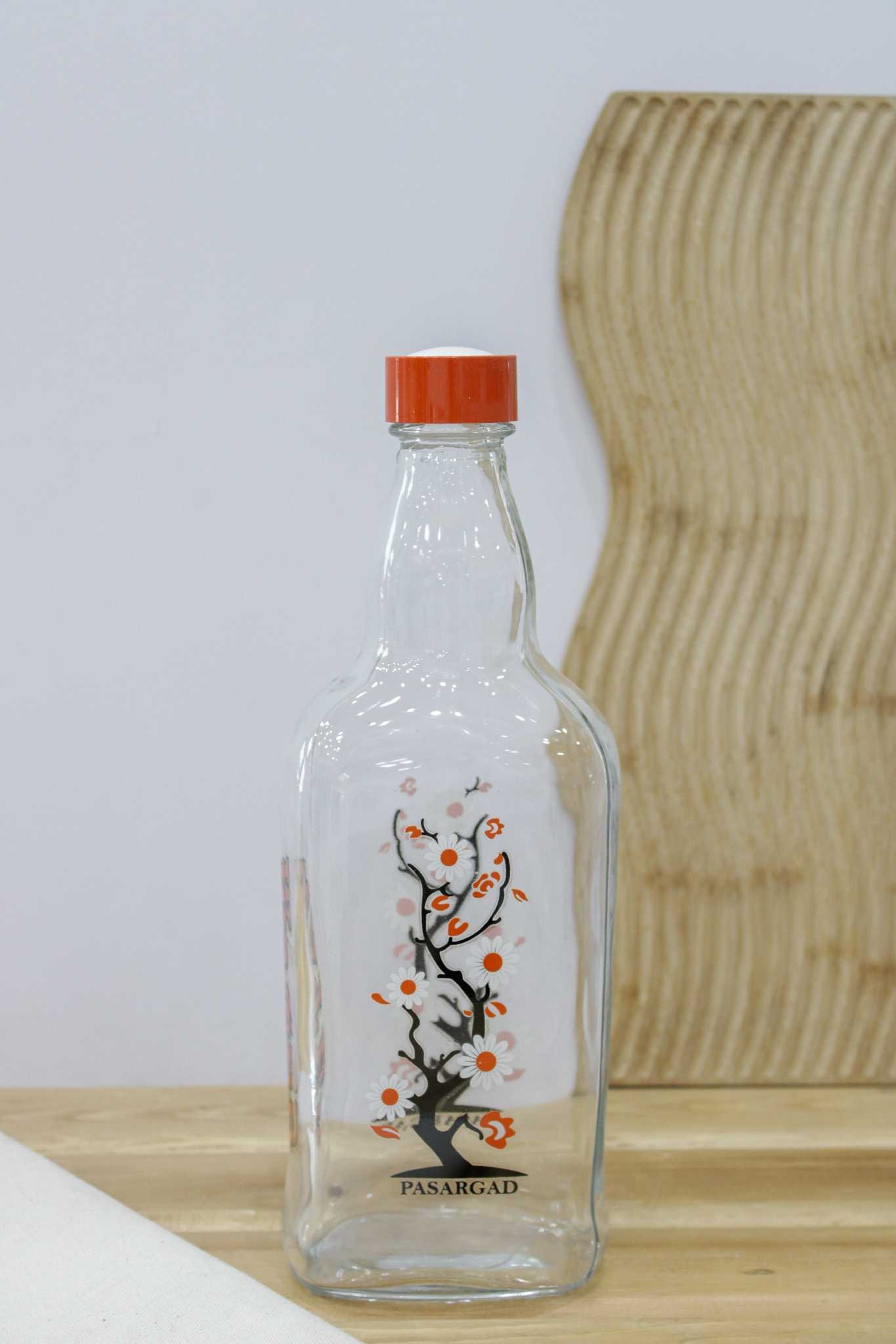 بطری شیشه ای شکوفه