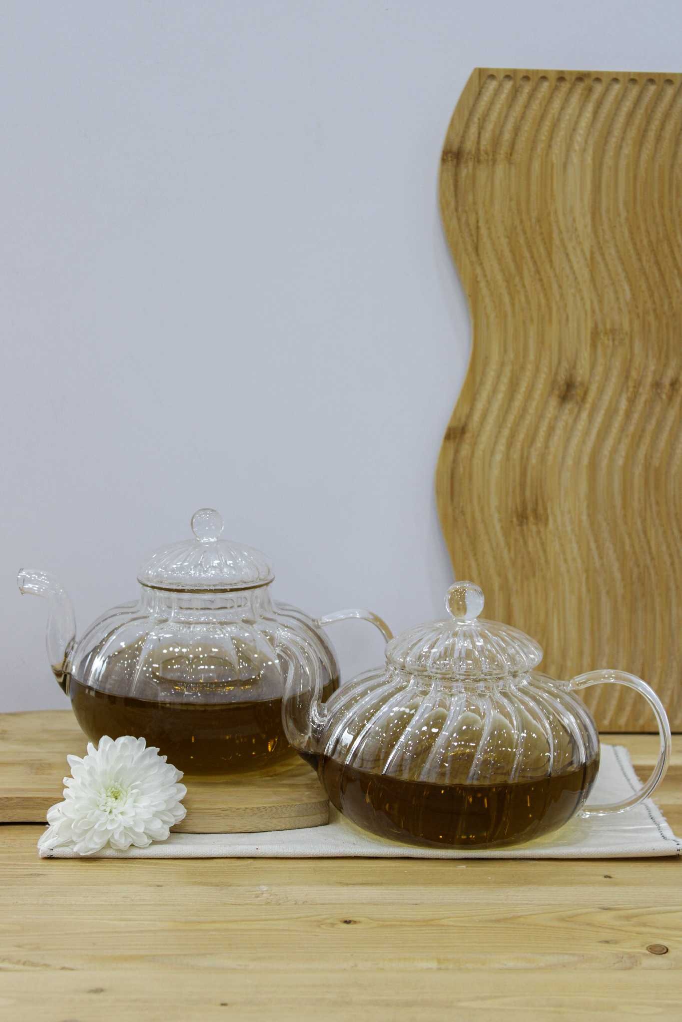 قوری پیرکس شیاردار