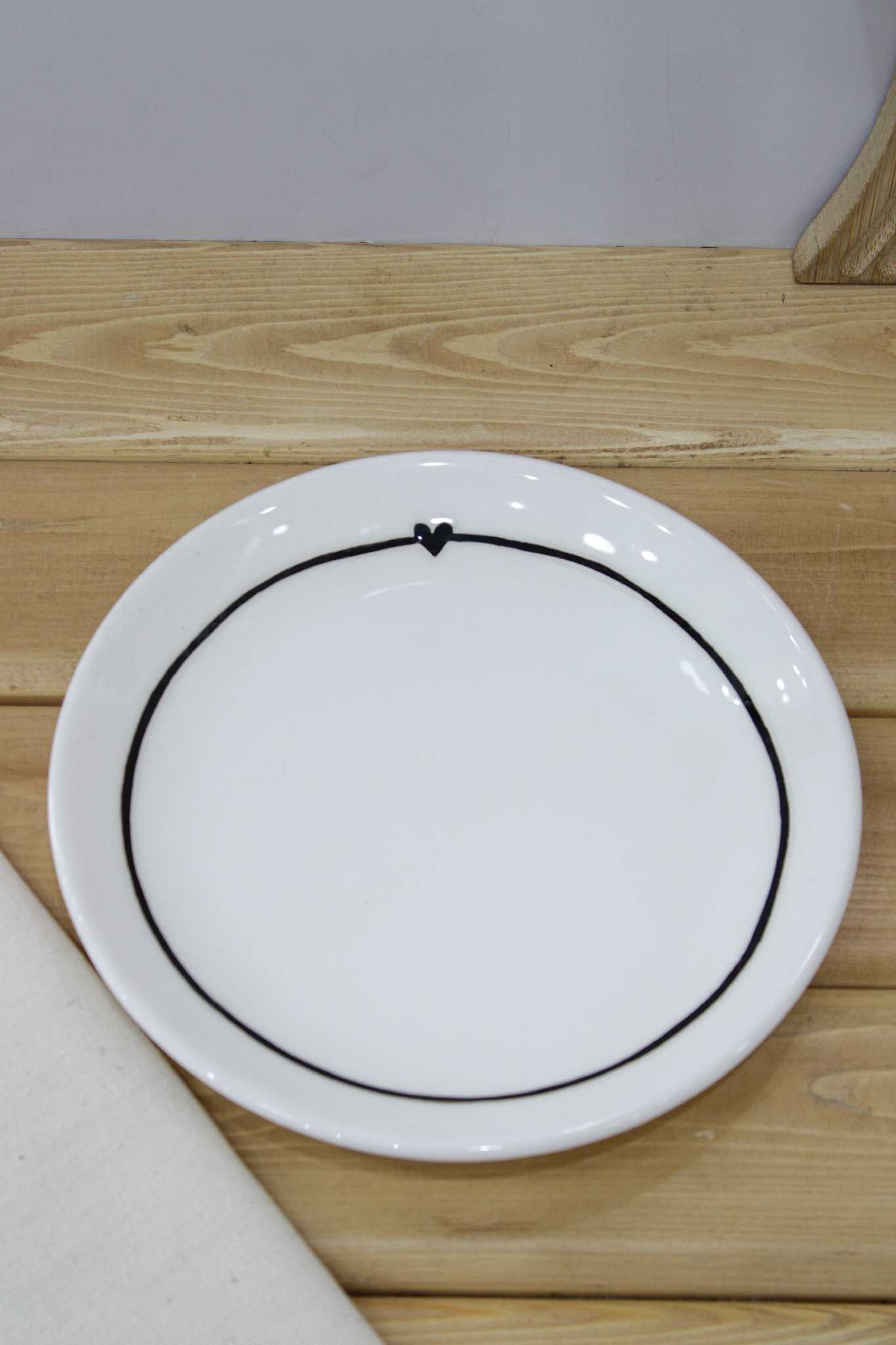 ست پیش دستی و لته خوری تک قلب