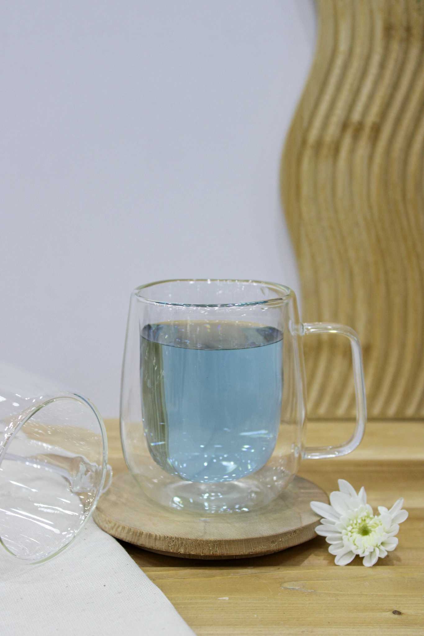 لیوان دوجداره 250 میل بیضی
