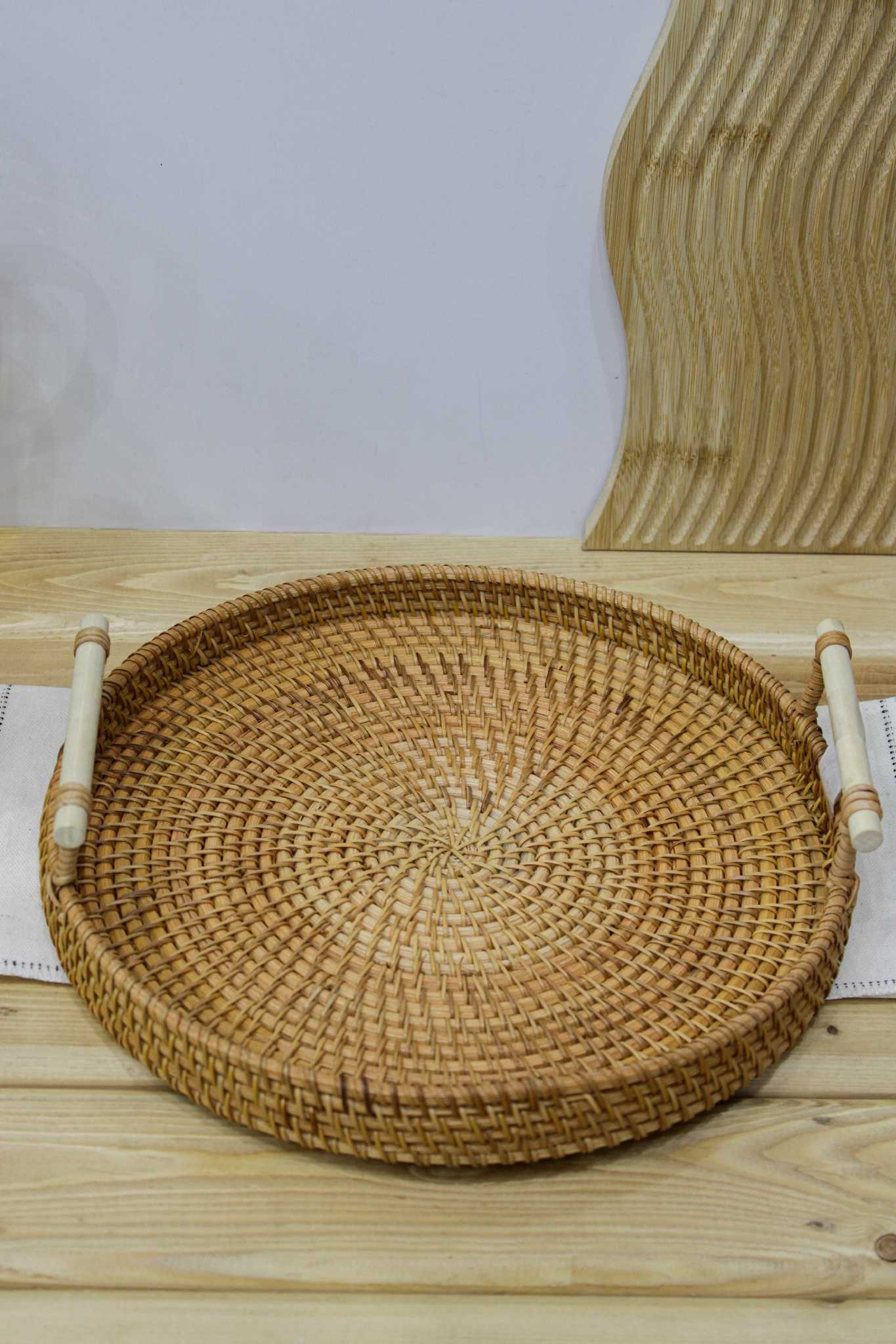 ست روغن ریز درب استیل با سینی حصیری