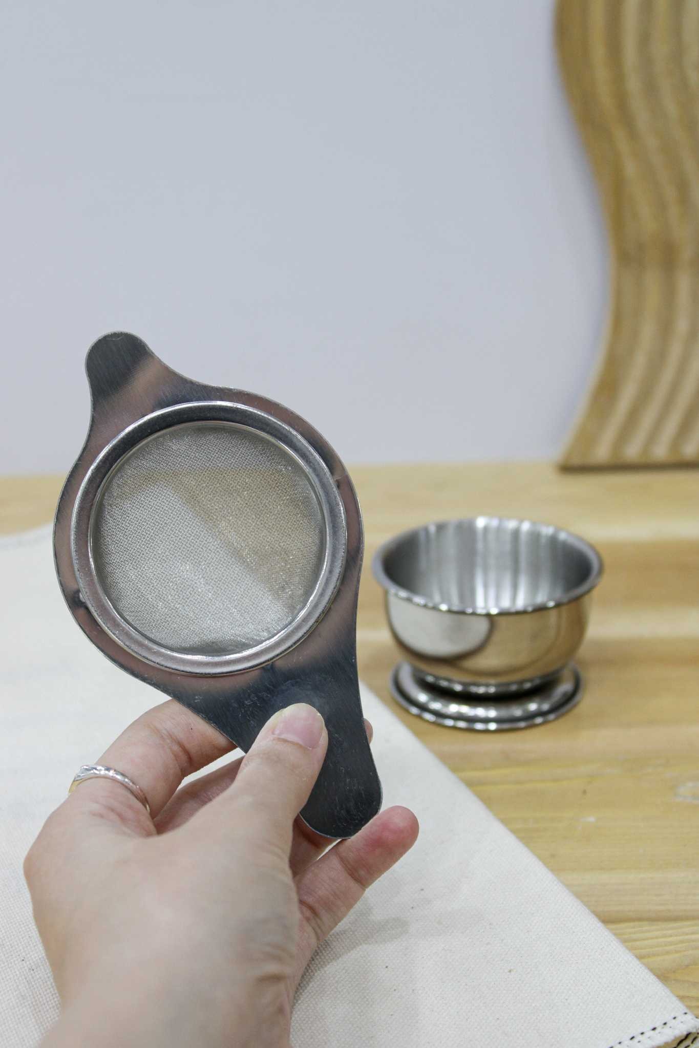 صافی چای پایه دار